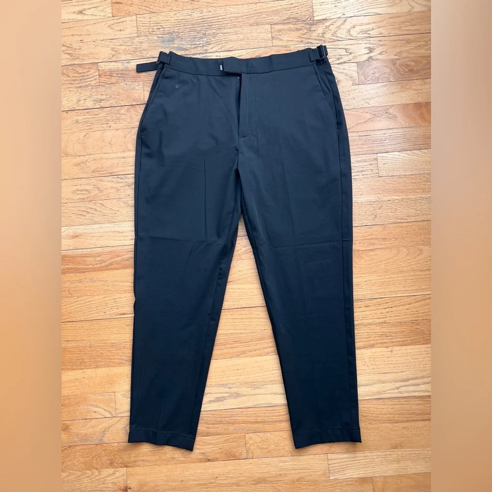 Spider cotton blend black Pants adjustable waist Waist sz 30-32